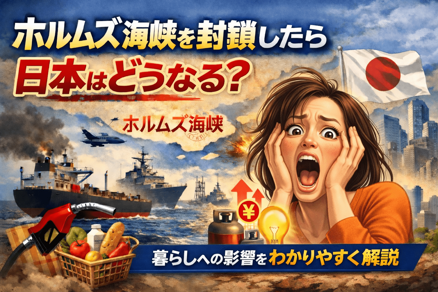 ホルムズ海峡封鎖したら どうなる 日本