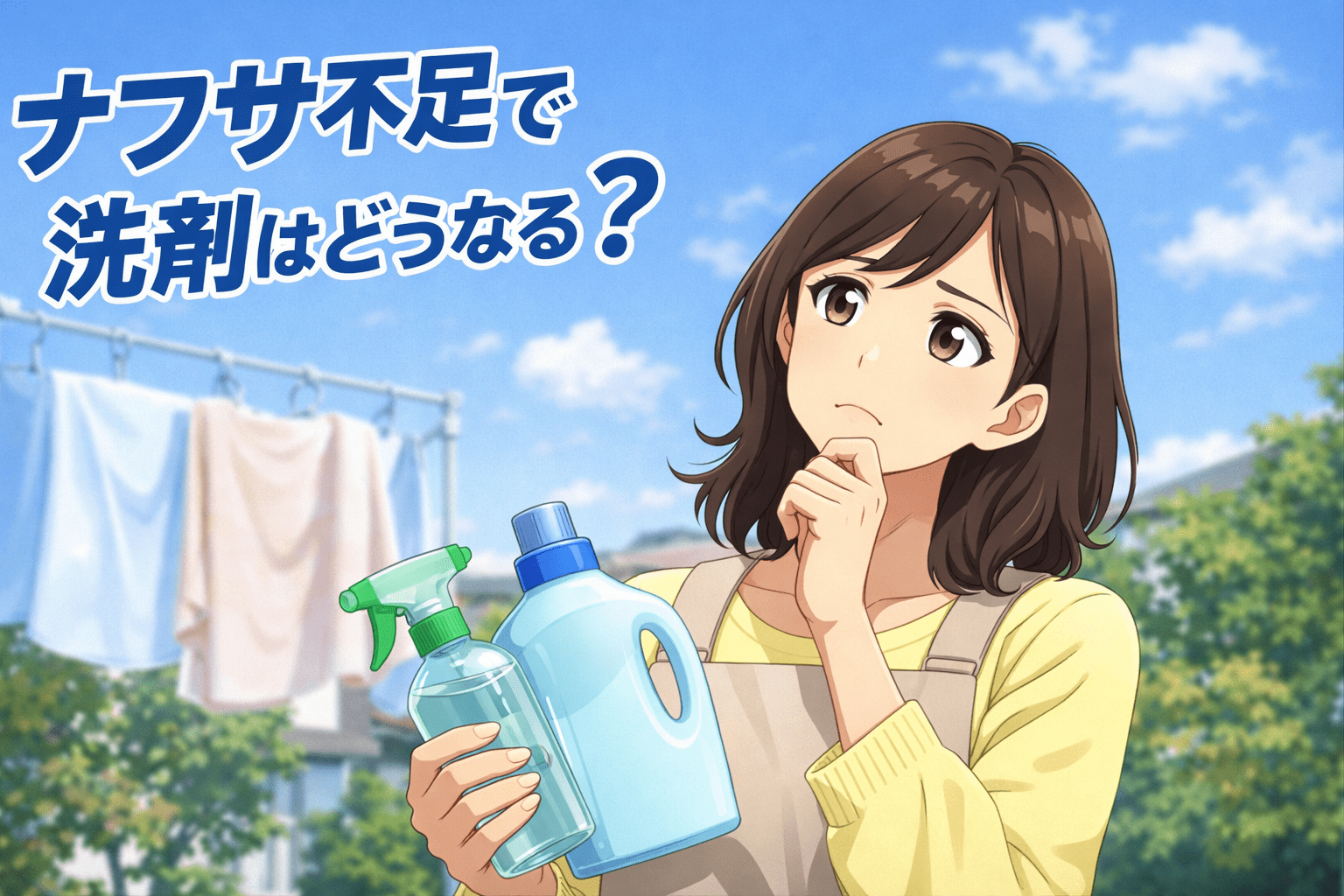 ナフサ不足 洗剤