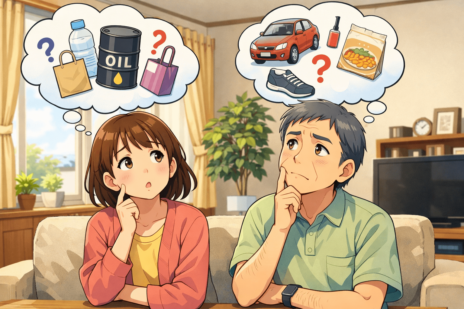 石油不足 日用品